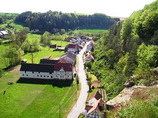 Blick auf Oberwerbe